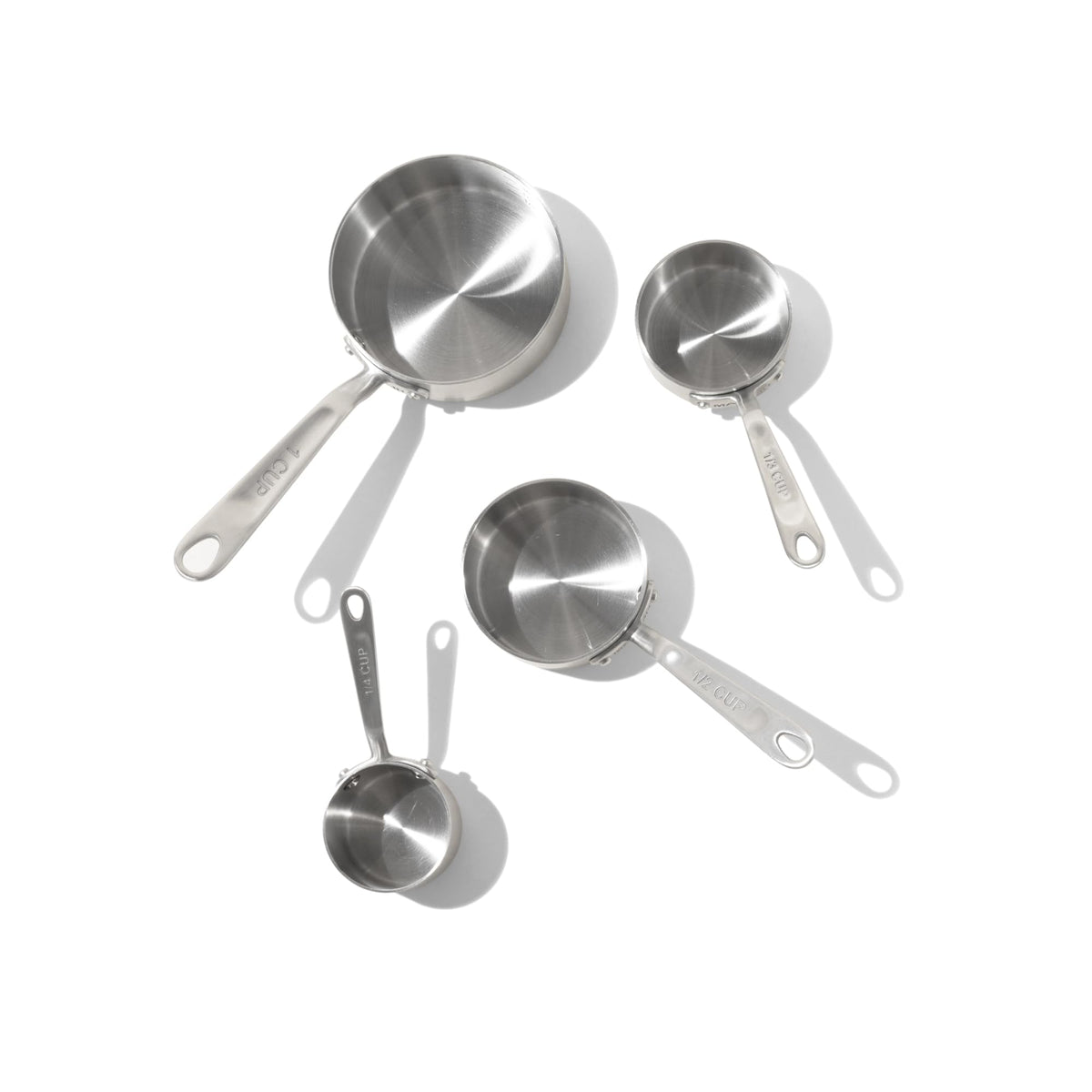 Made In measuring cup set quarter cup, angled view two, showcases compact stackable storage.