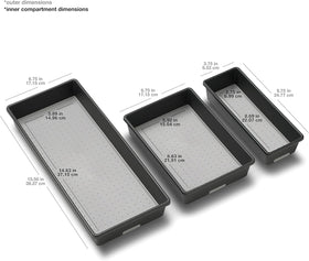 Madesmart large-bin section supports bigger utensils and gadgets.