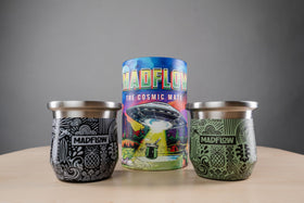 MADFLOW Yerba Mate Cup made from 18/8 stainless steel for durability and safety.