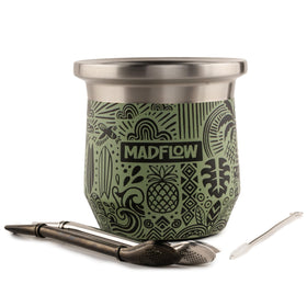 MADFLOW Yerba Mate Cup with dishwasher-safe design for easy cleaning after sessions.