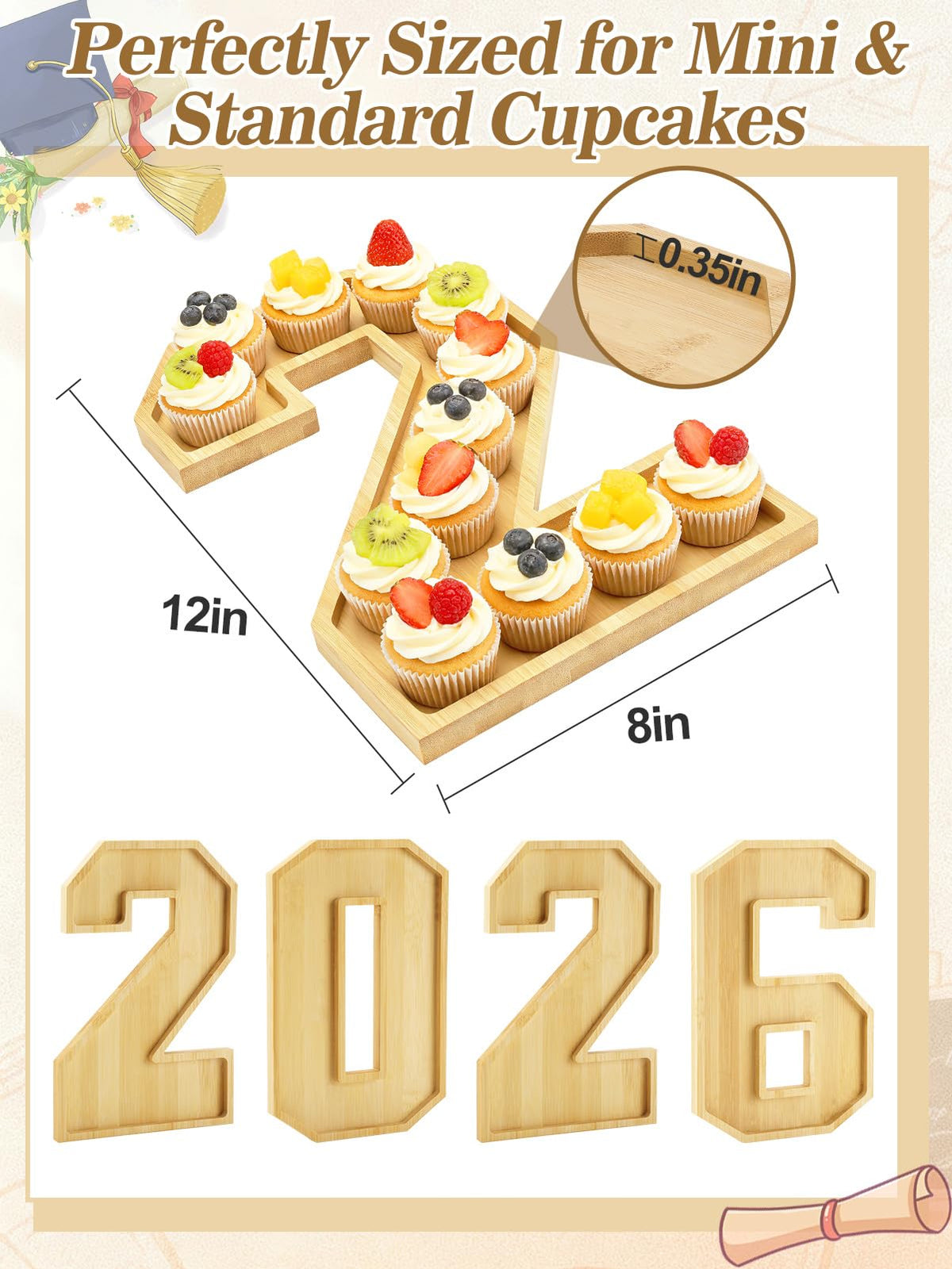 MADHOLLY no-assembly-needed board ready to fill with treats