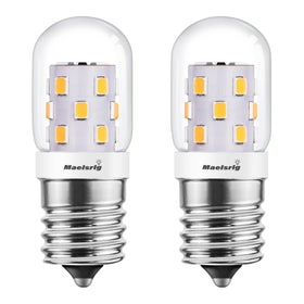 Maelsrlg LED microwave light under hood illuminates stovetop efficiently.