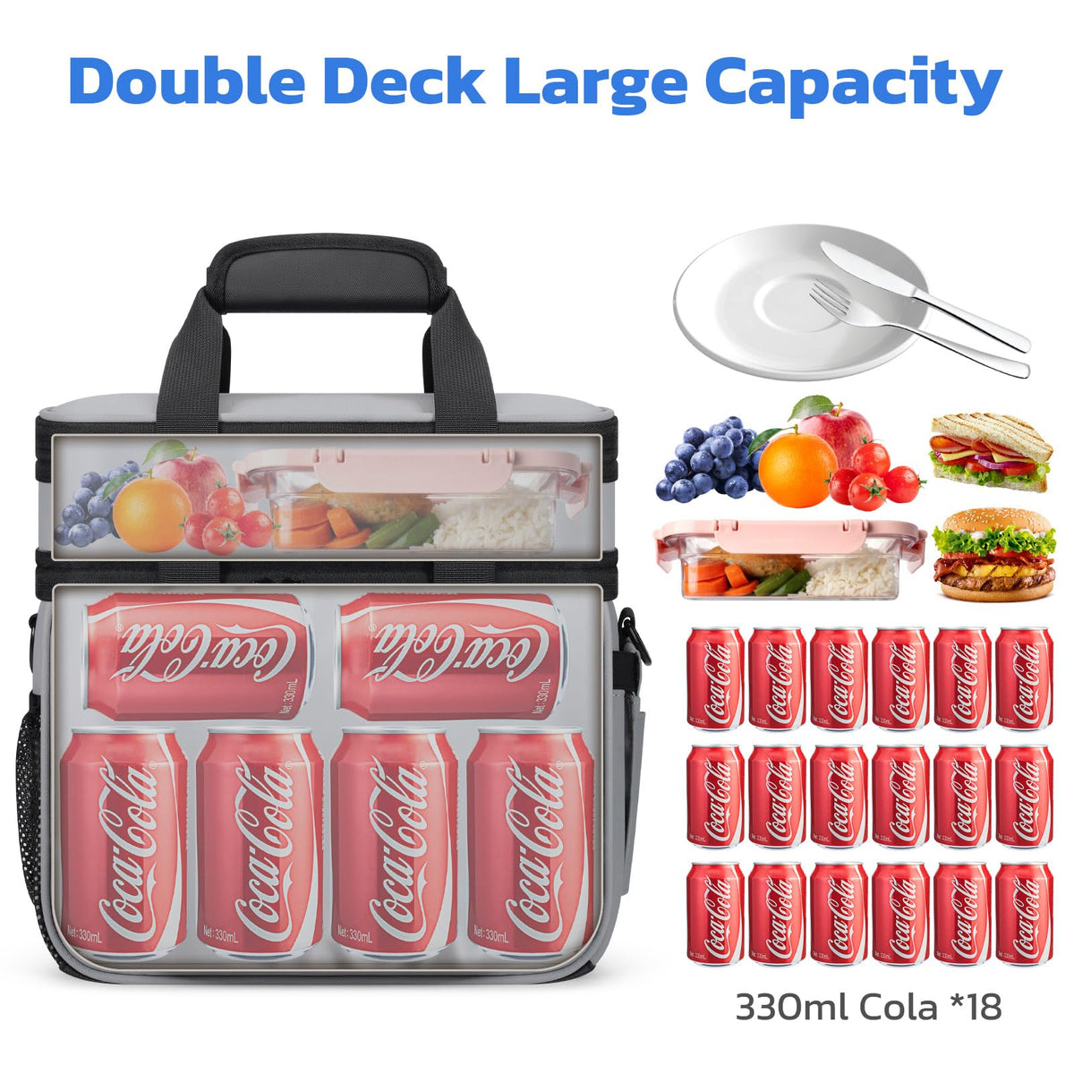 Maelstrom lunch bag five-layer insulation maintains temperature for hours.