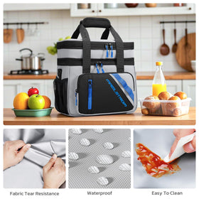 Maelstrom lunch box rugged rip-stop exterior withstands daily use.