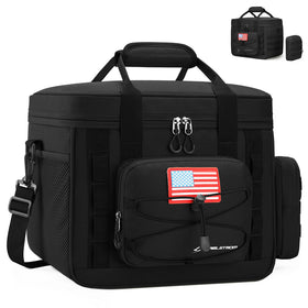 Maelstrom tactical lunch box showing 24 can capacity for family picnics and meals