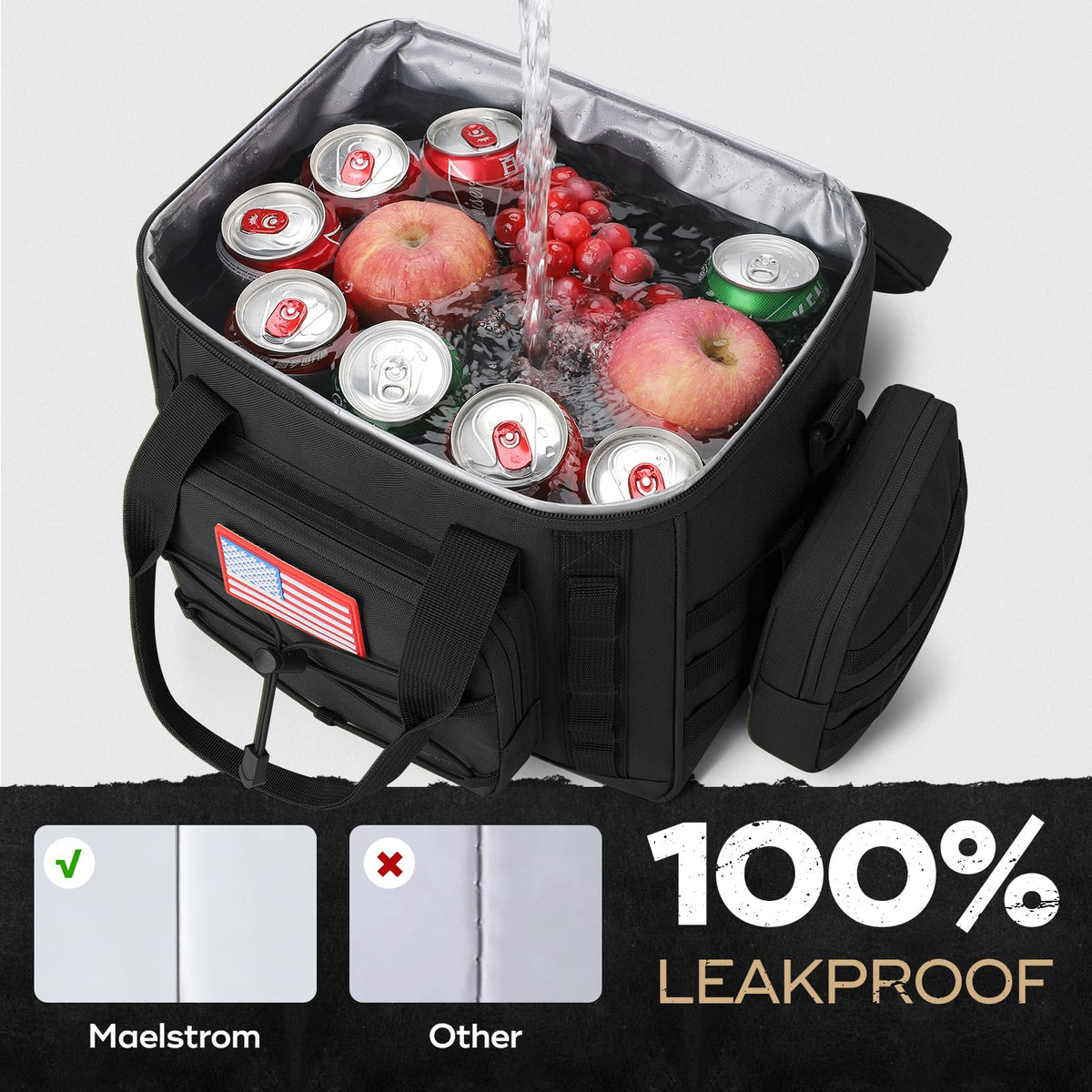 Maelstrom lunch box made with durable 900D fabric for everyday use