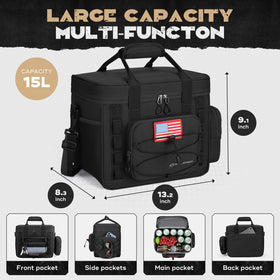 Maelstrom front pocket with flag area for personalized style during outings