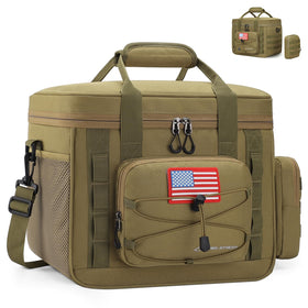 Maelstrom Tactical Lunch Box front view showing 15L capacity for on-the-go meals