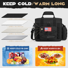 Maelstrom lunch box insulation demonstrating temperature retention for hours