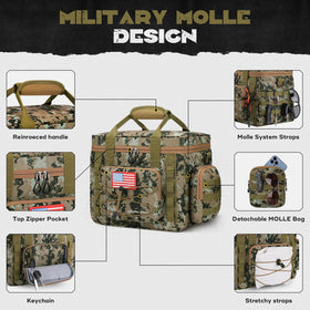 Maelstrom detachable MOLLE bag adds flexible tool organization.