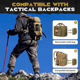 Side mesh pocket on Maelstrom lunch box for water bottle or snacks