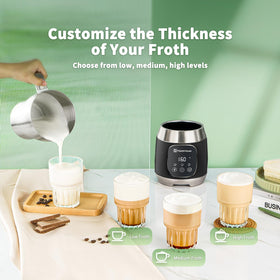 Maestri House DualFro 600 control panel with presets for hot and cold froth