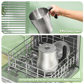 Maestri House DualFro 600 stylish stainless steel look suits home kitchens