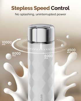 Maestri House LunaFro 2.0 creates foam in seconds for busy mornings.
