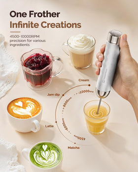 Maestri House LunaFro 2.0 versatile for coffee, shakes, and drinks.