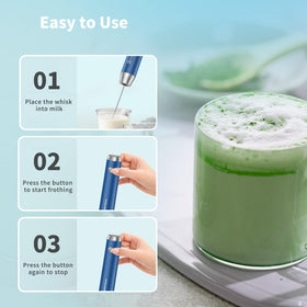Maestri House LunaFro detachable whisk for easy cleaning and maintenance