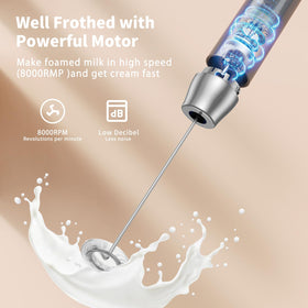 Maestri House LunaFro high-speed frother delivers creamy foam in seconds