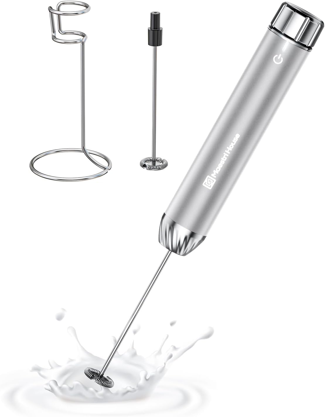 Maestri House LunaFro Max stepless dial enables precise froth control.