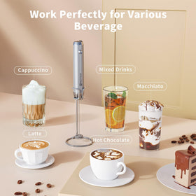 Maestri House LunaFro velvet milk foam enhances drinks and shakes.