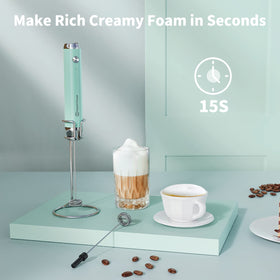 Maestri House LunaFro whisk attachment for precise, mess-free frothing.