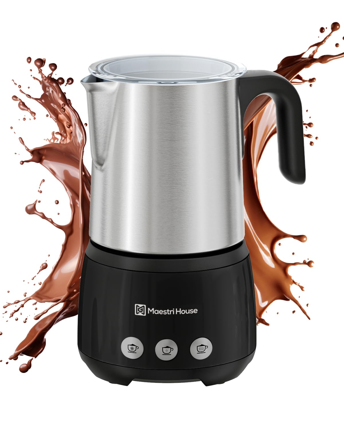 Maestri House Milk Frother delivers barista-quality froth for home lattes