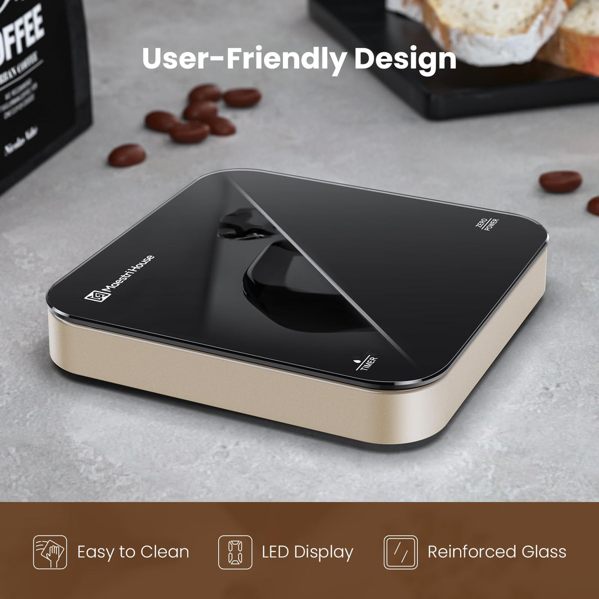Maestri House muted beep function minimizes distractions.