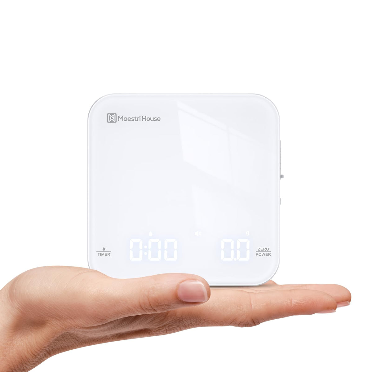 Maestri House Mini Coffee Scale portable design ideal for outdoor coffee
