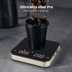 Maestri House mini coffee scale top view showing compact design.