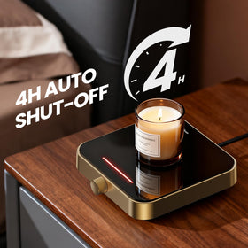 Maestri House mug warmer gold 8-hour auto shut-off safety feature
