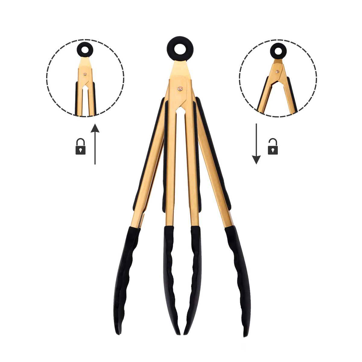 Mafier locking mechanism close-up demonstrates smooth locking for easy use