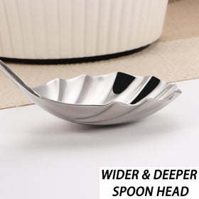 Mafier dishwasher-safe serving spoons simplify cleanup after meals