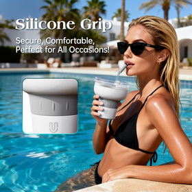 Magcheer 320 degree lid allows sipping from multiple angles