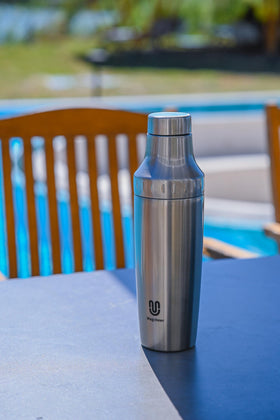 Magcheer shaker with travel bag enables portable bartending anywhere.
