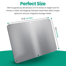 MagGrip 3M adhesive back attaches quickly for secure mounting.