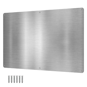 MagGrip large stainless-steel plate under cabinet provides a sturdy magnetic surface.