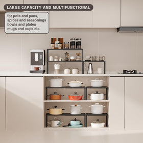Magheo easy-assembly spice rack requires no drilling.