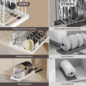 Magheo installation options include adhesive strips for quick no-drill mounting
