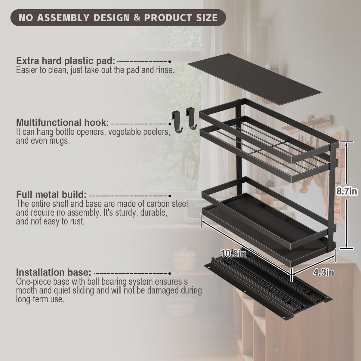 Magheo screw installation option adds extra stability