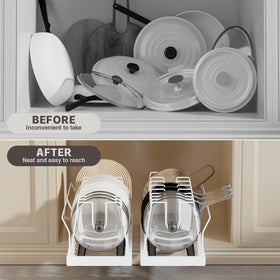 Magheo smooth, silent pull-out rail enables easy access to cookware