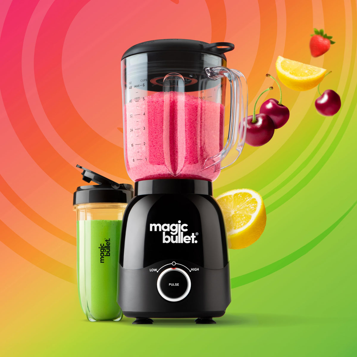 Magic Bullet Combo 48oz pitcher ready for family servings
