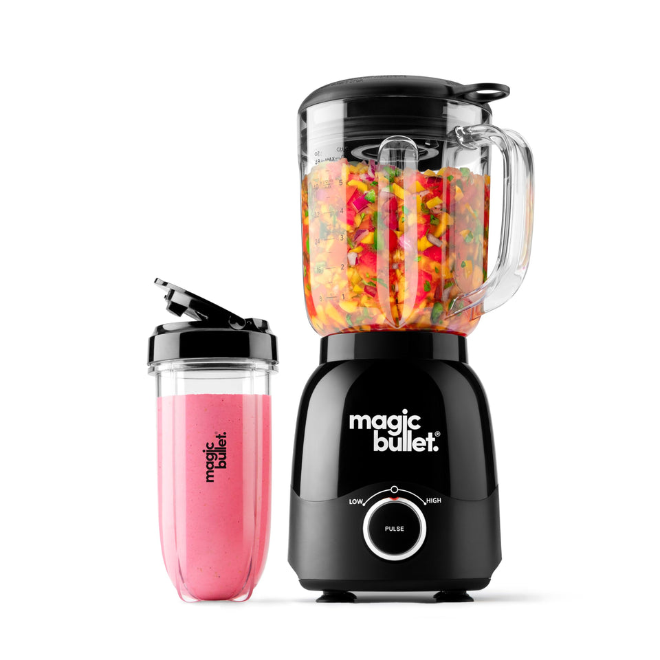 Magic Bullet Combo 600W base powering fast smoothies