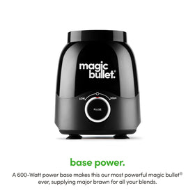Magic Bullet Combo stainless cross blade smooths frozen fruit and ice