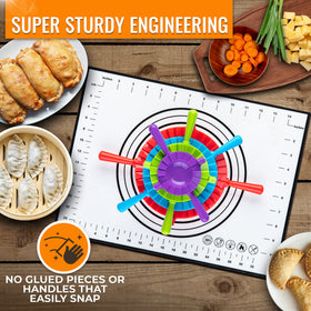 Magic Dumpling Maker Kit free recipes eBook inspires imaginative fillings.