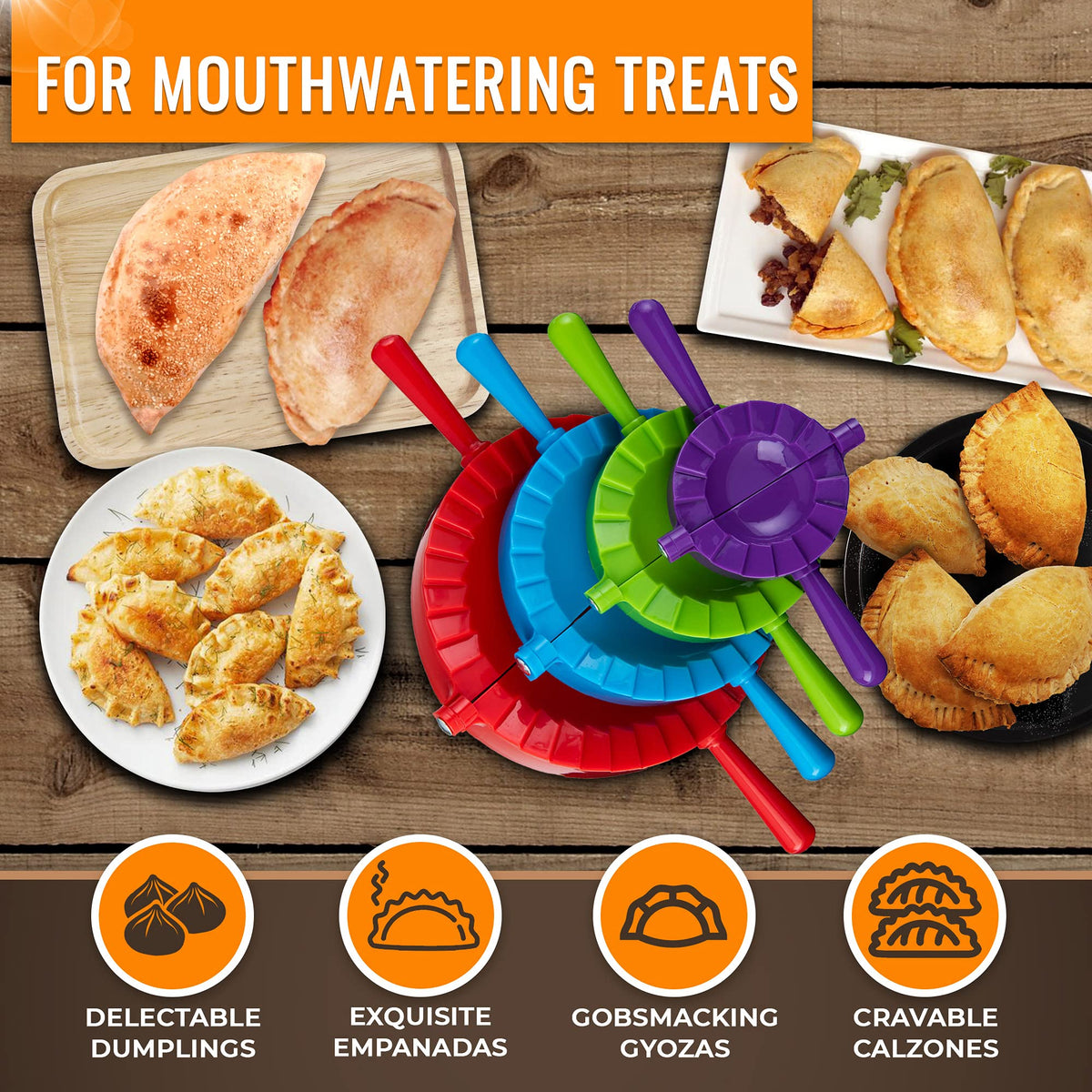 Magic Dumpling Maker Kit momo press shapes authentic dumplings with precise folds.