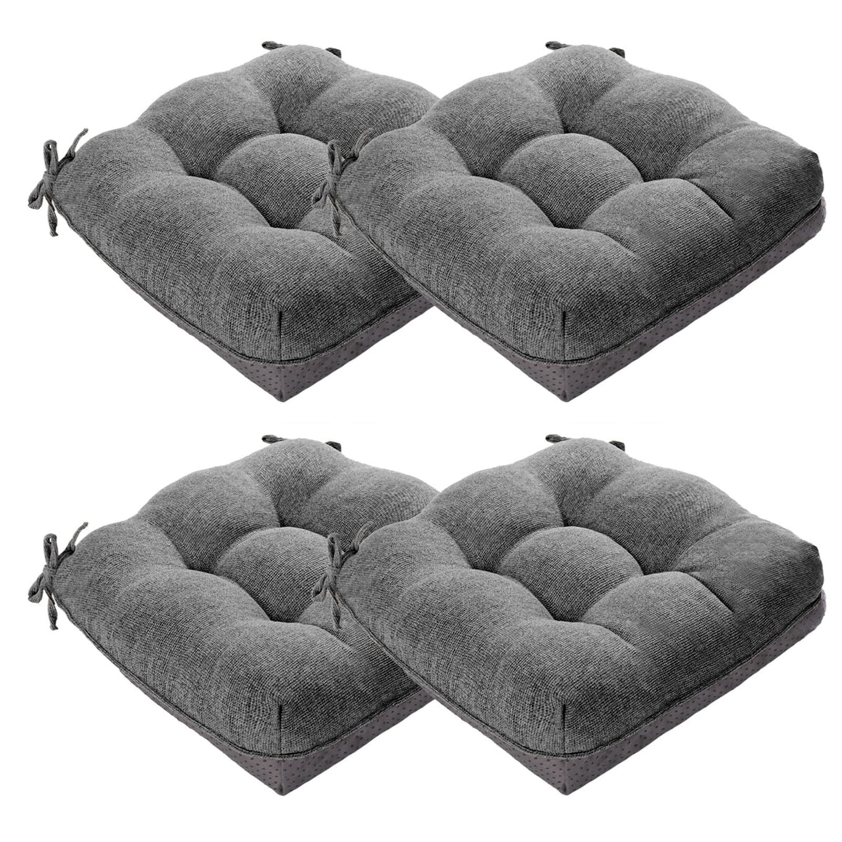 Magic Elephant dining chair cushions 4-pack on a chair delivering all-day comfort and support.