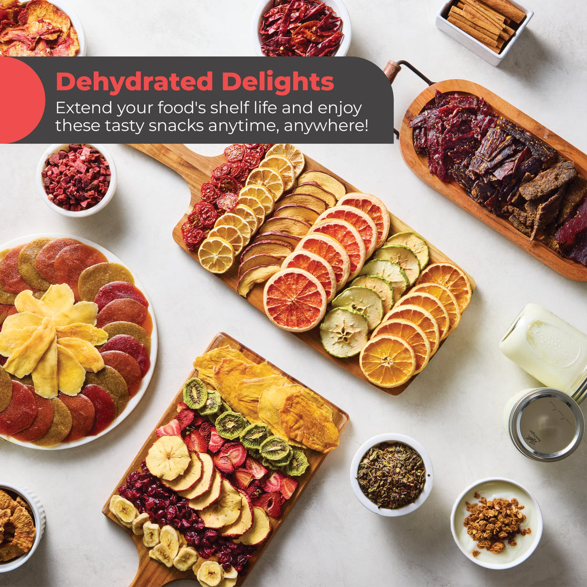Magic Mill dehydrator keep warm function maintains serving temperature after drying