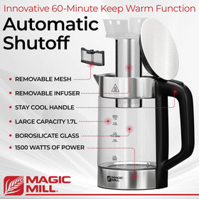 Magic Mill Pro kettle temperature control dial highlights precise heat