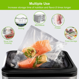 MAGIC SEAL BPA-free food-safe material ensures safe long-term storage.