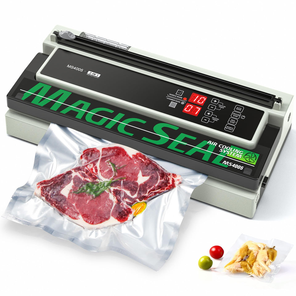 MAGIC SEAL MS4005 retractable nozzle enables versatile sealing for bag textures