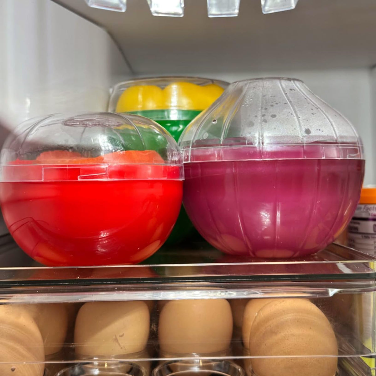 Magicaleast lemon storage box keeps citrus organized and fresh.